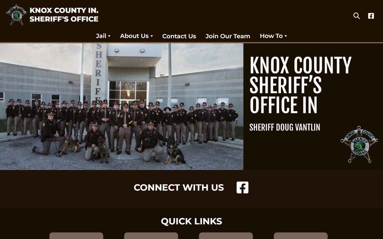 Knox County arrest records Sheriff's Office website source