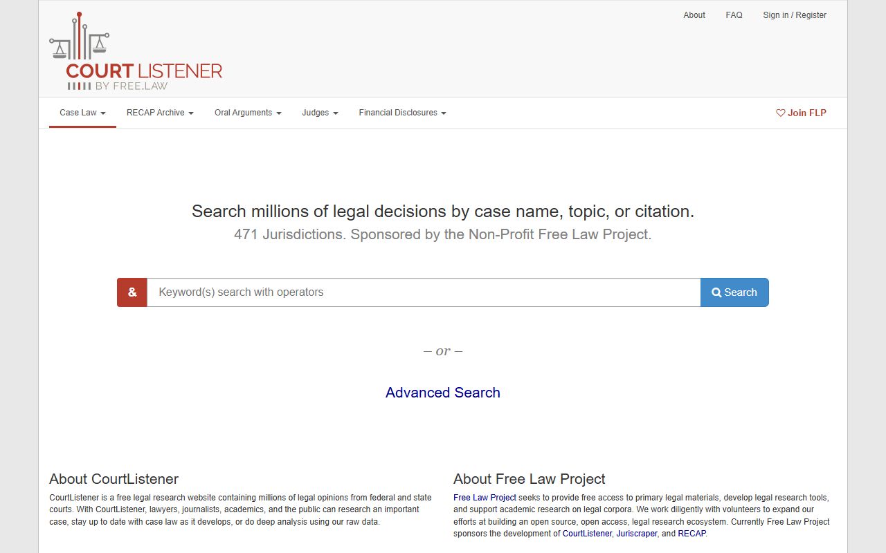 Knox County court dockets CourtListener federal docket search source
