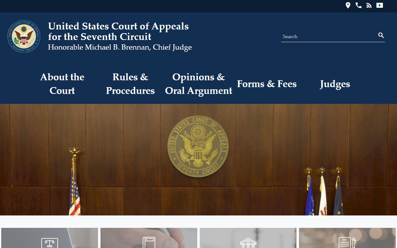 U.S. Court of Appeals for the Seventh Circuit page for federal appeals